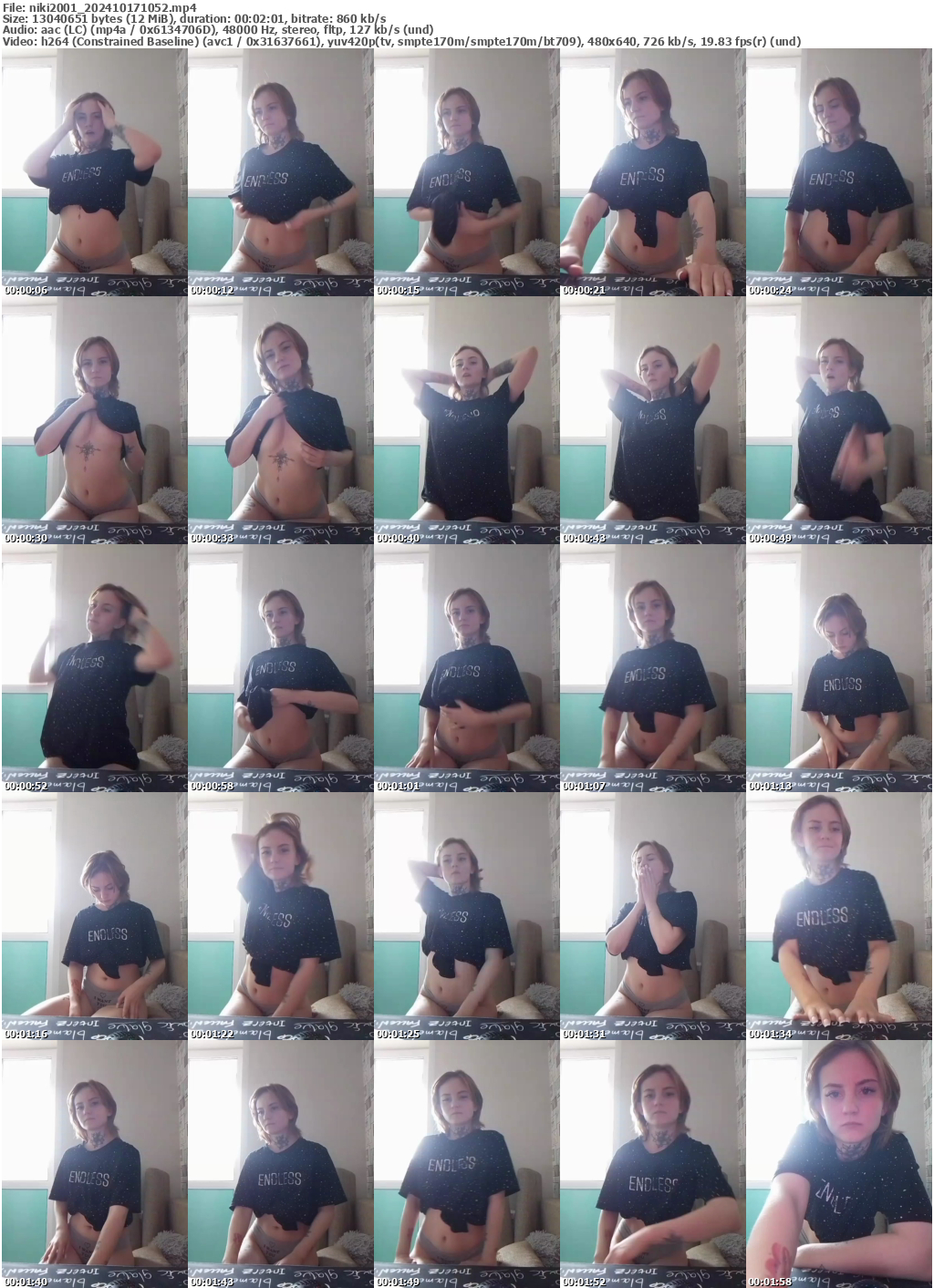 Preview thumb from niki2001 on 2024-10-17 @ bongacams