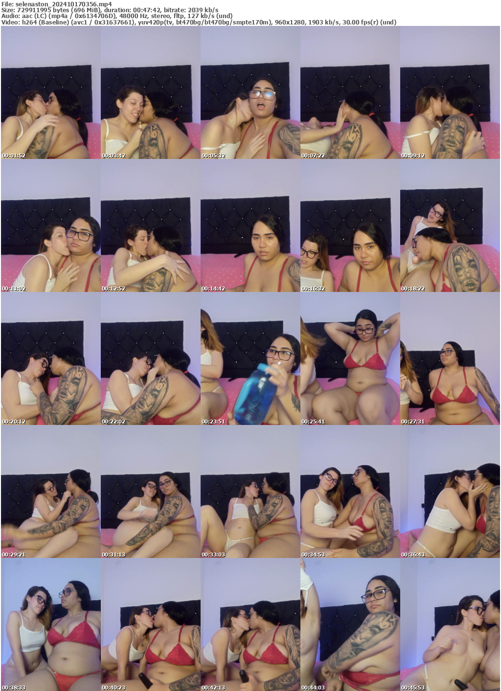 Preview thumb from selenaston on 2024-10-17 @ bongacams