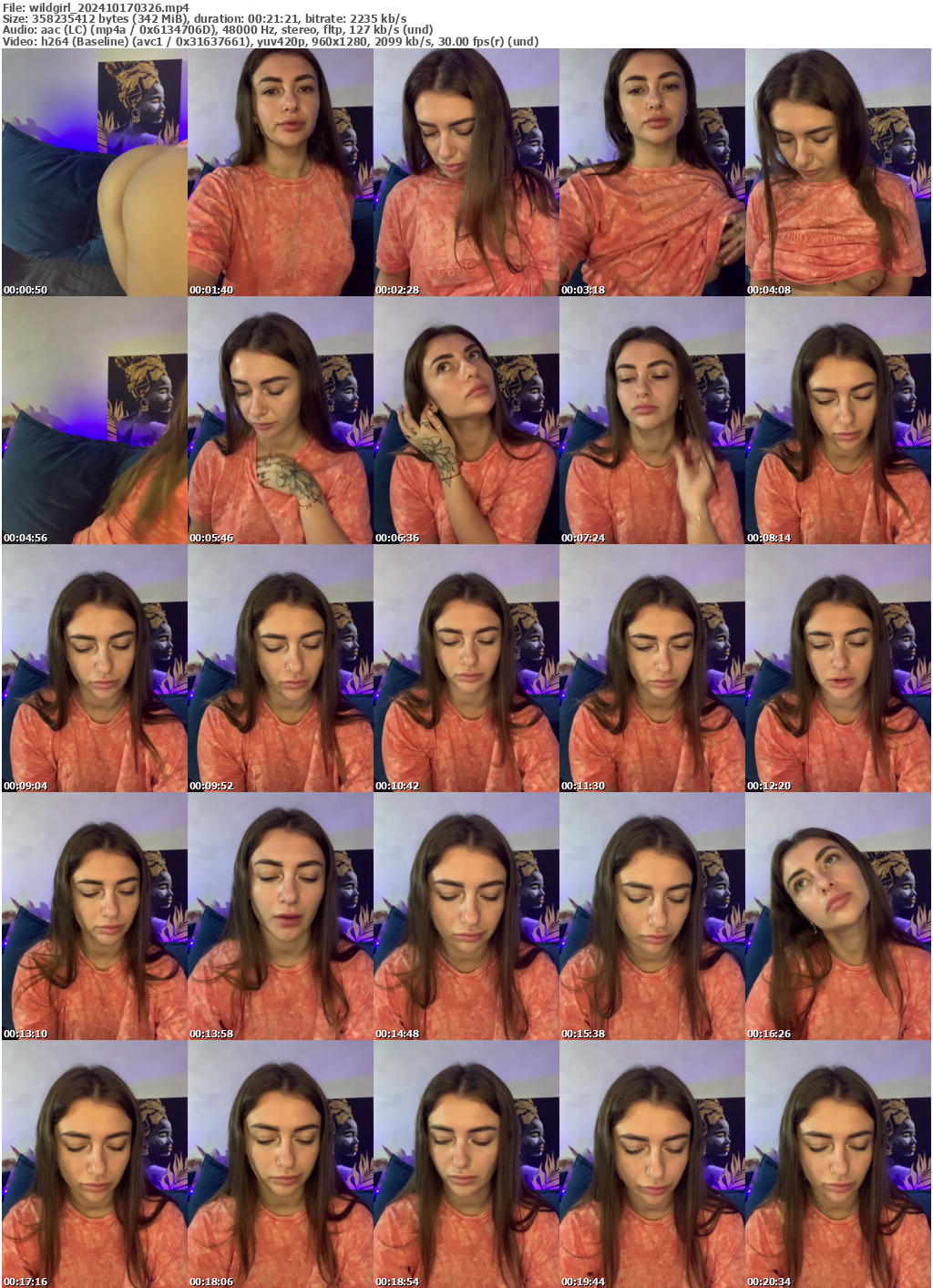 Preview thumb from wildgirl on 2024-10-17 @ bongacams