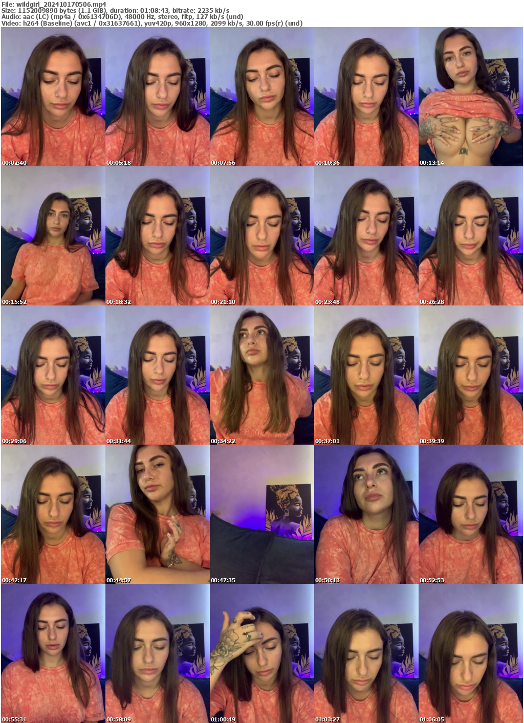 Preview thumb from wildgirl on 2024-10-17 @ bongacams