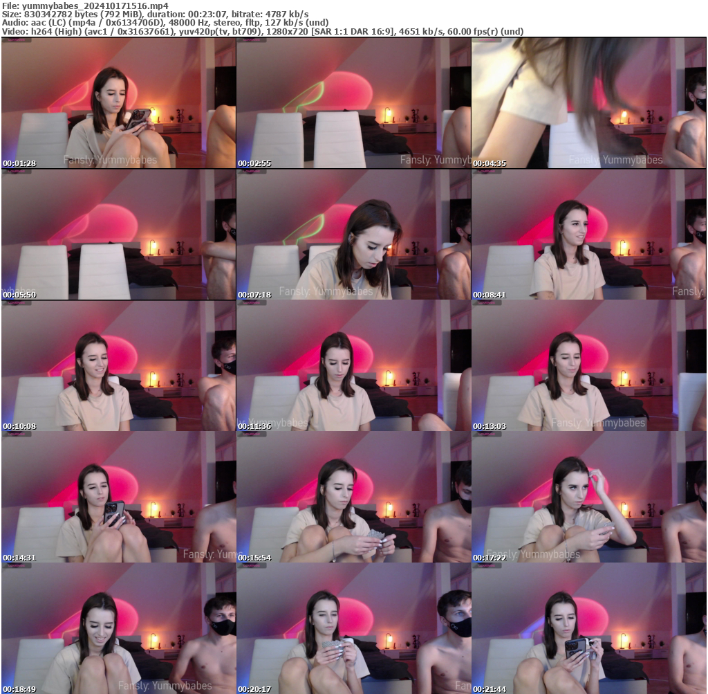 Preview thumb from yummybabes on 2024-10-17 @ bongacams