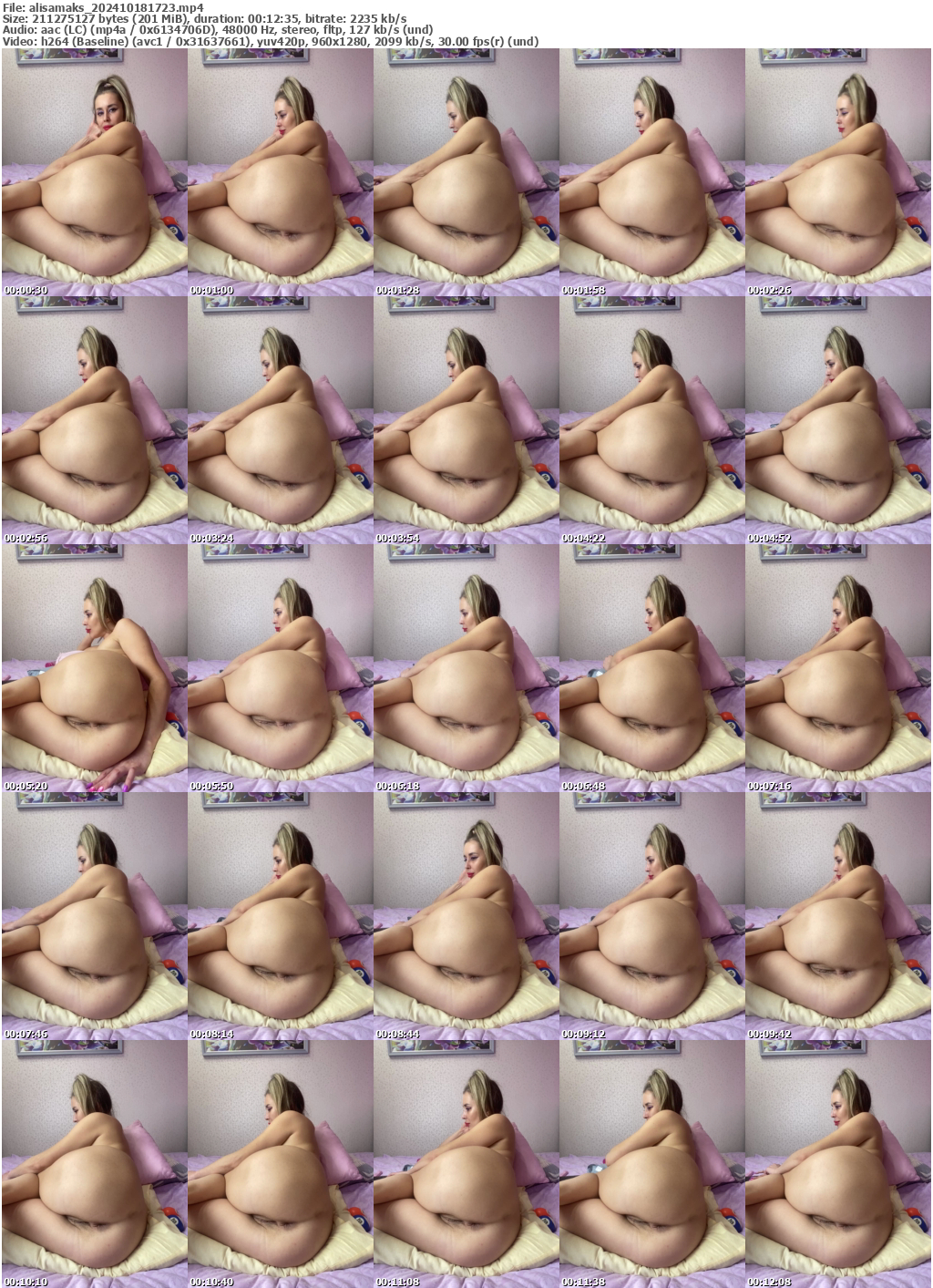 Preview thumb from alisamaks on 2024-10-18 @ bongacams