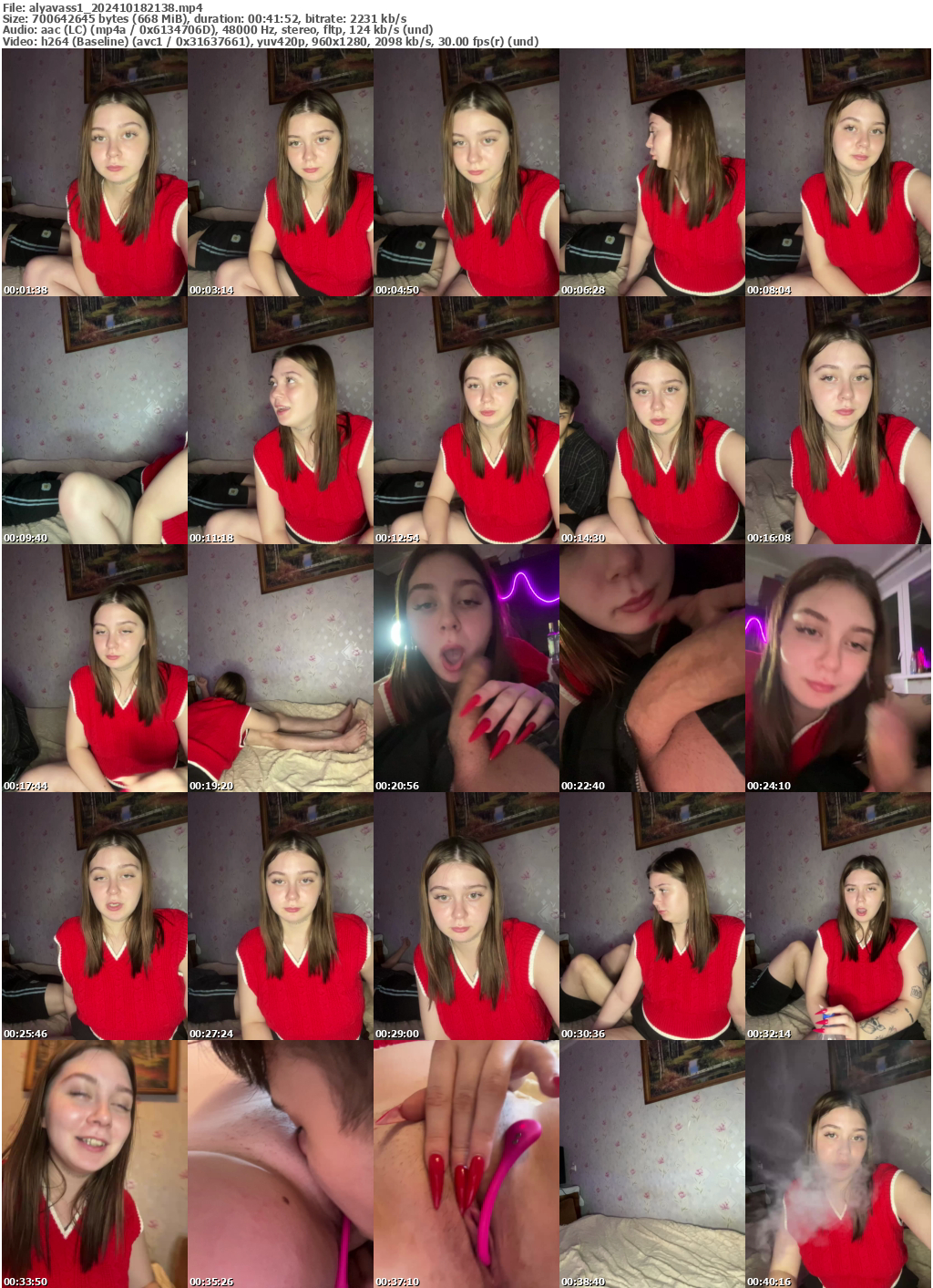 Preview thumb from alyavass1 on 2024-10-18 @ bongacams