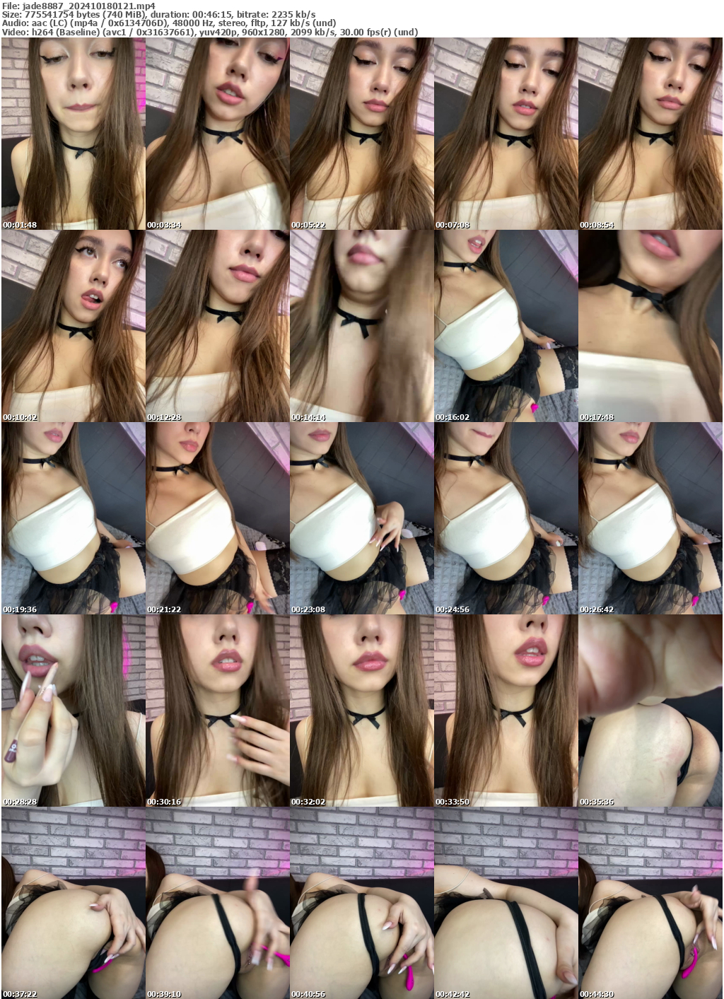 Preview thumb from jade8887 on 2024-10-18 @ bongacams