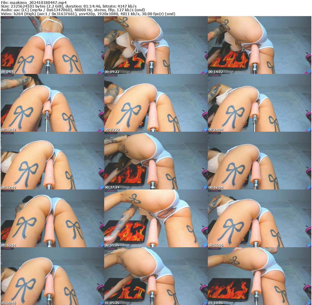 Preview thumb from maakimo on 2024-10-18 @ bongacams