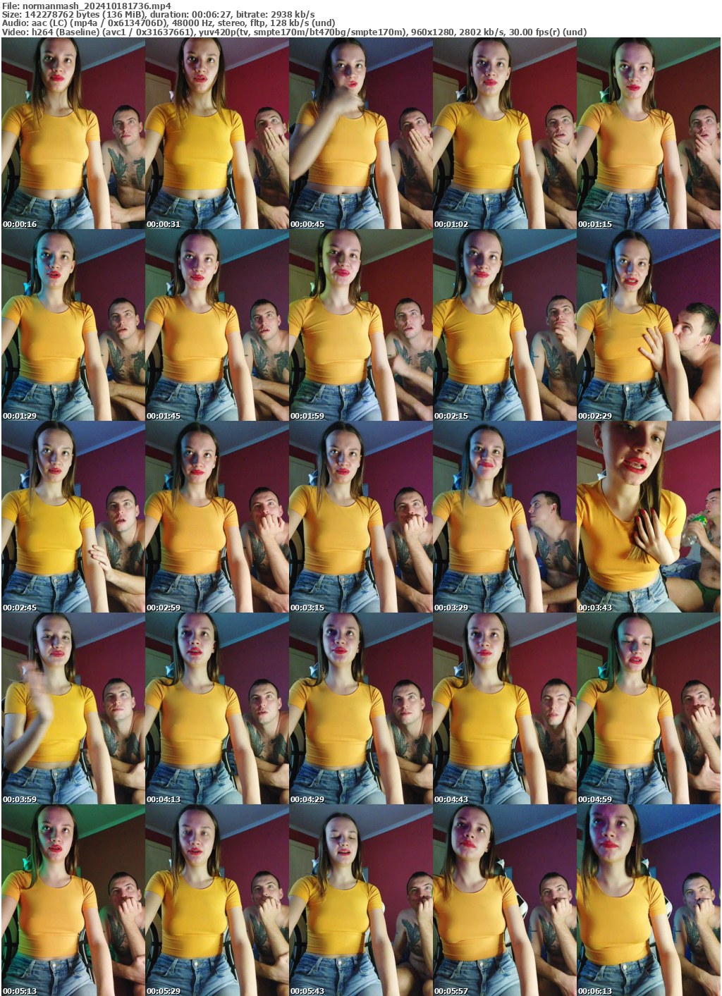 Preview thumb from normanmash on 2024-10-18 @ bongacams