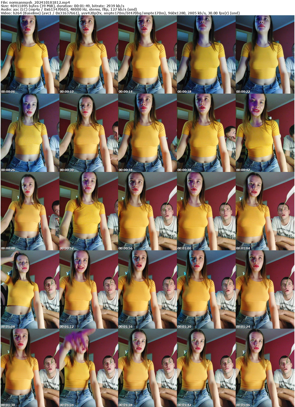 Preview thumb from normanmash on 2024-10-18 @ bongacams