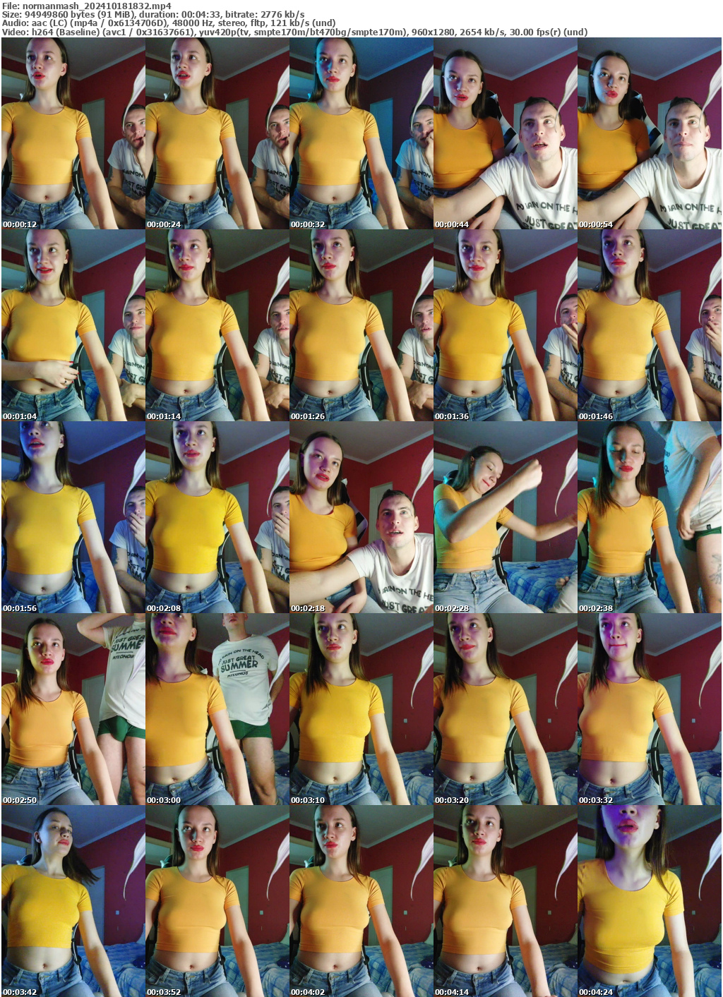 Preview thumb from normanmash on 2024-10-18 @ bongacams