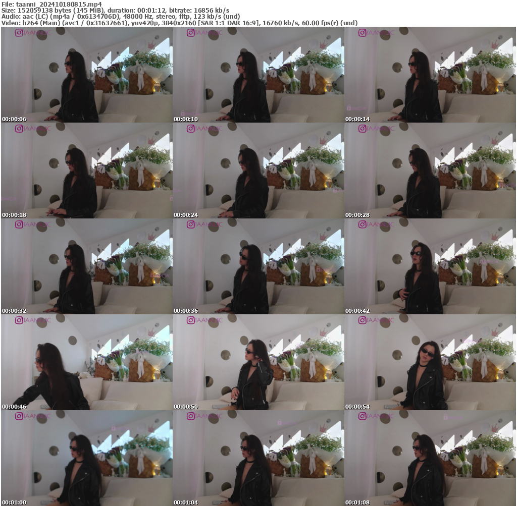 Preview thumb from taanni on 2024-10-18 @ bongacams