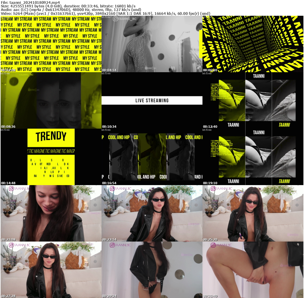 Preview thumb from taanni on 2024-10-18 @ bongacams