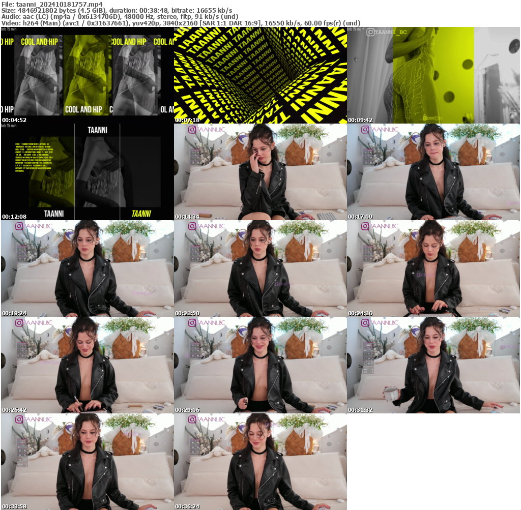 Preview thumb from taanni on 2024-10-18 @ bongacams