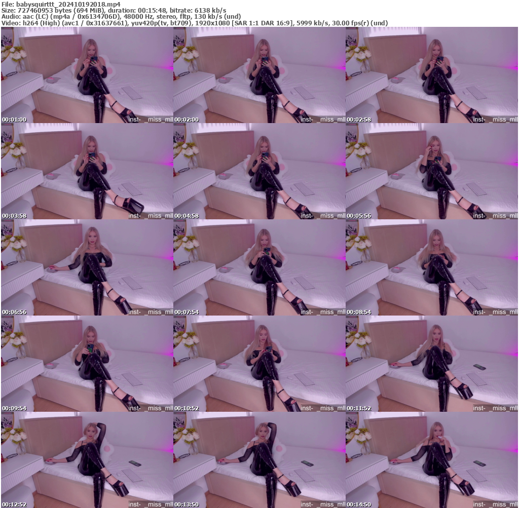 Preview thumb from babysquirttt on 2024-10-19 @ bongacams