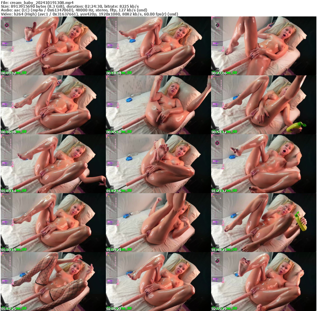 Preview thumb from cream_baby on 2024-10-19 @ bongacams