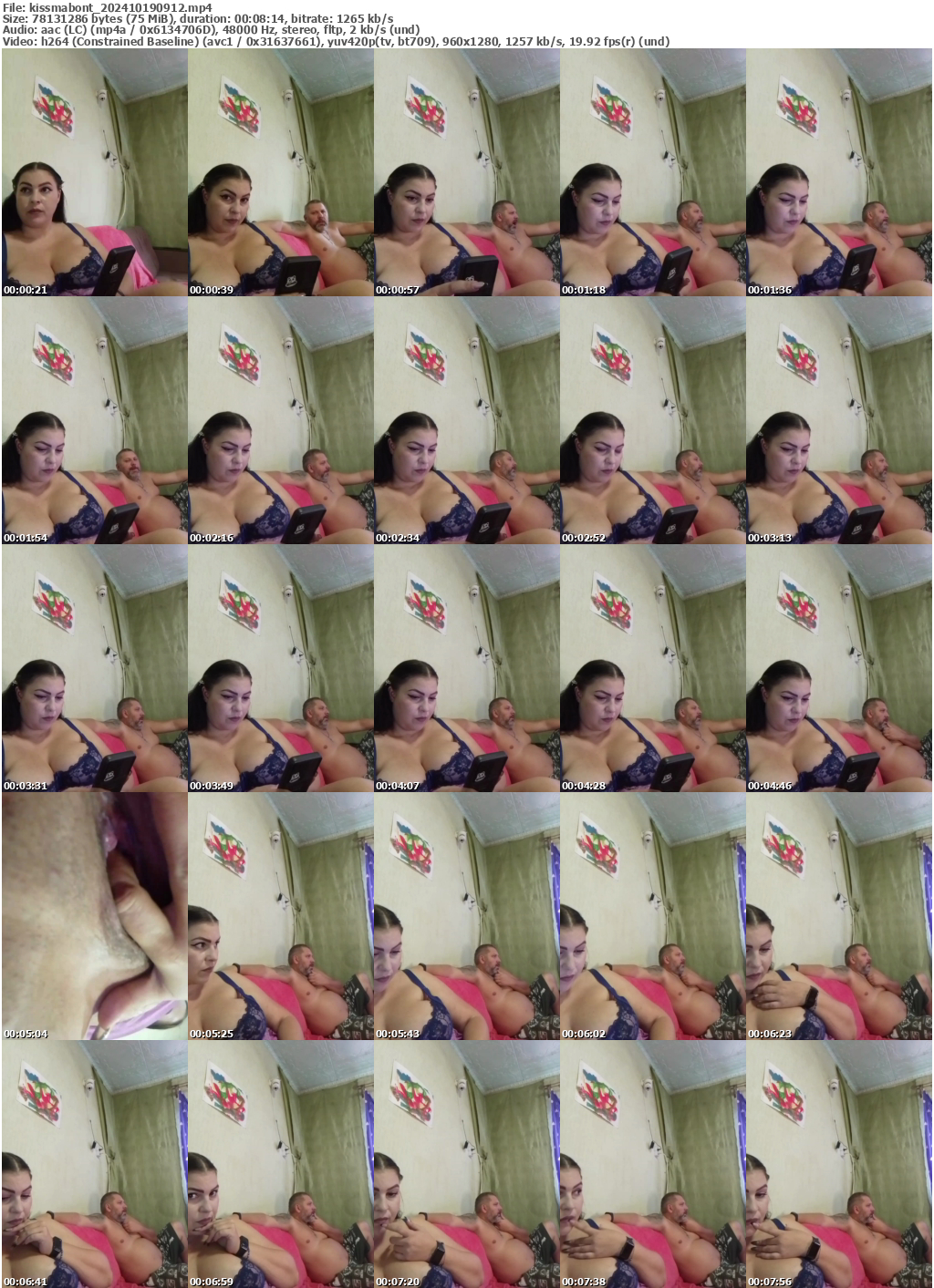 Preview thumb from kissmabont on 2024-10-19 @ bongacams