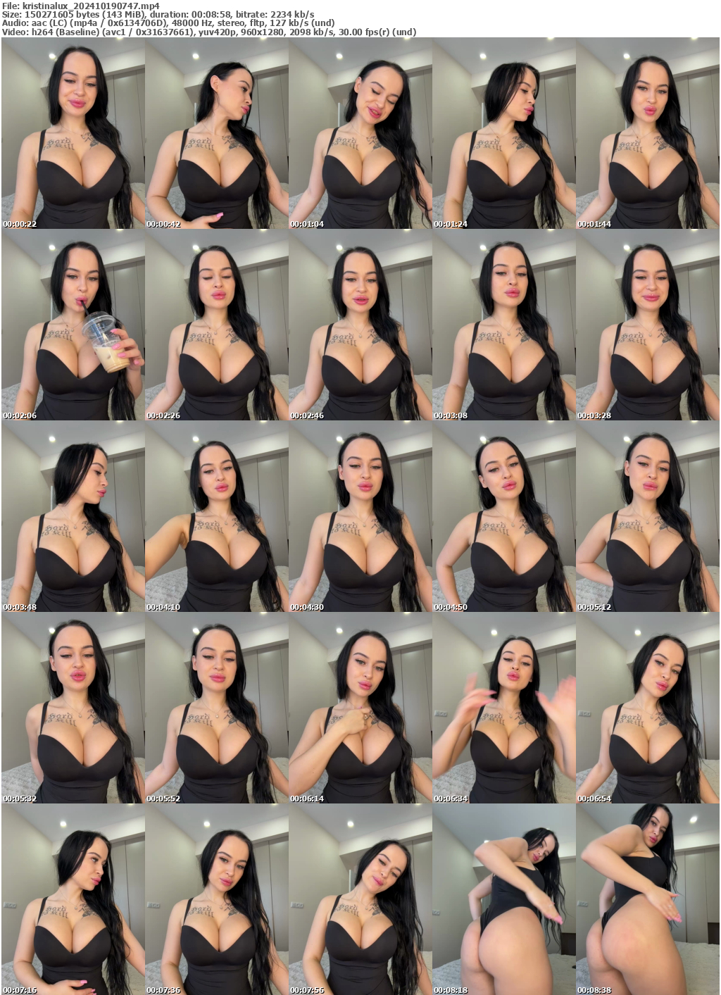 Preview thumb from kristinalux on 2024-10-19 @ bongacams