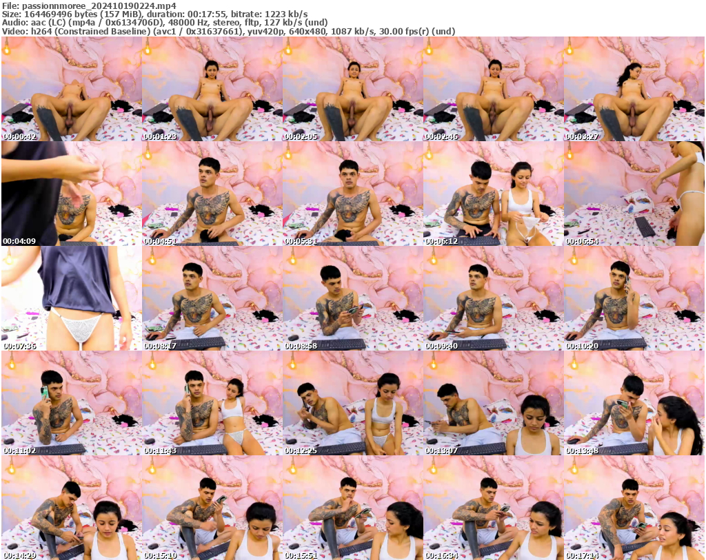 Preview thumb from passionnmoree on 2024-10-19 @ bongacams