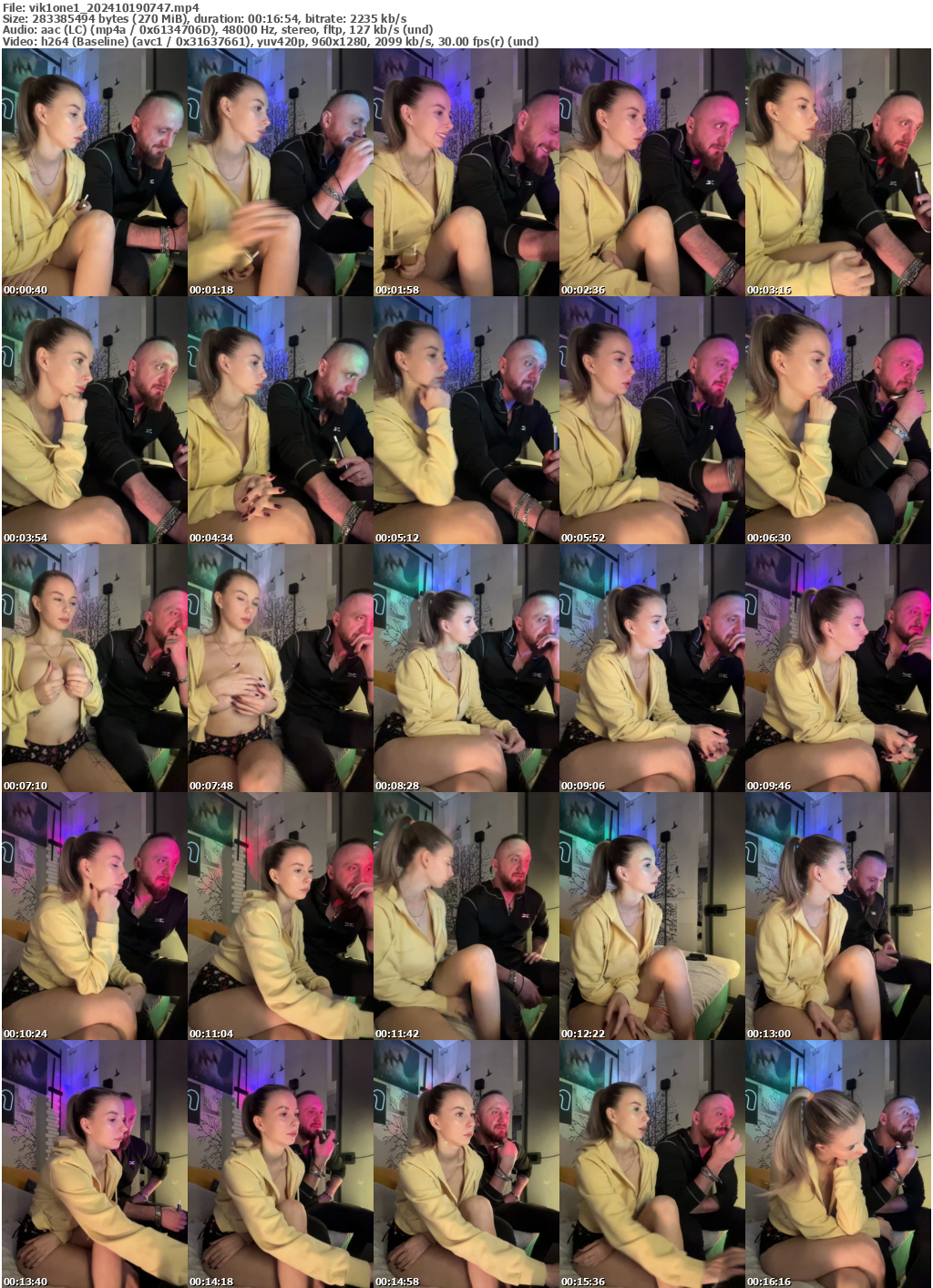 Preview thumb from vik1one1 on 2024-10-19 @ bongacams