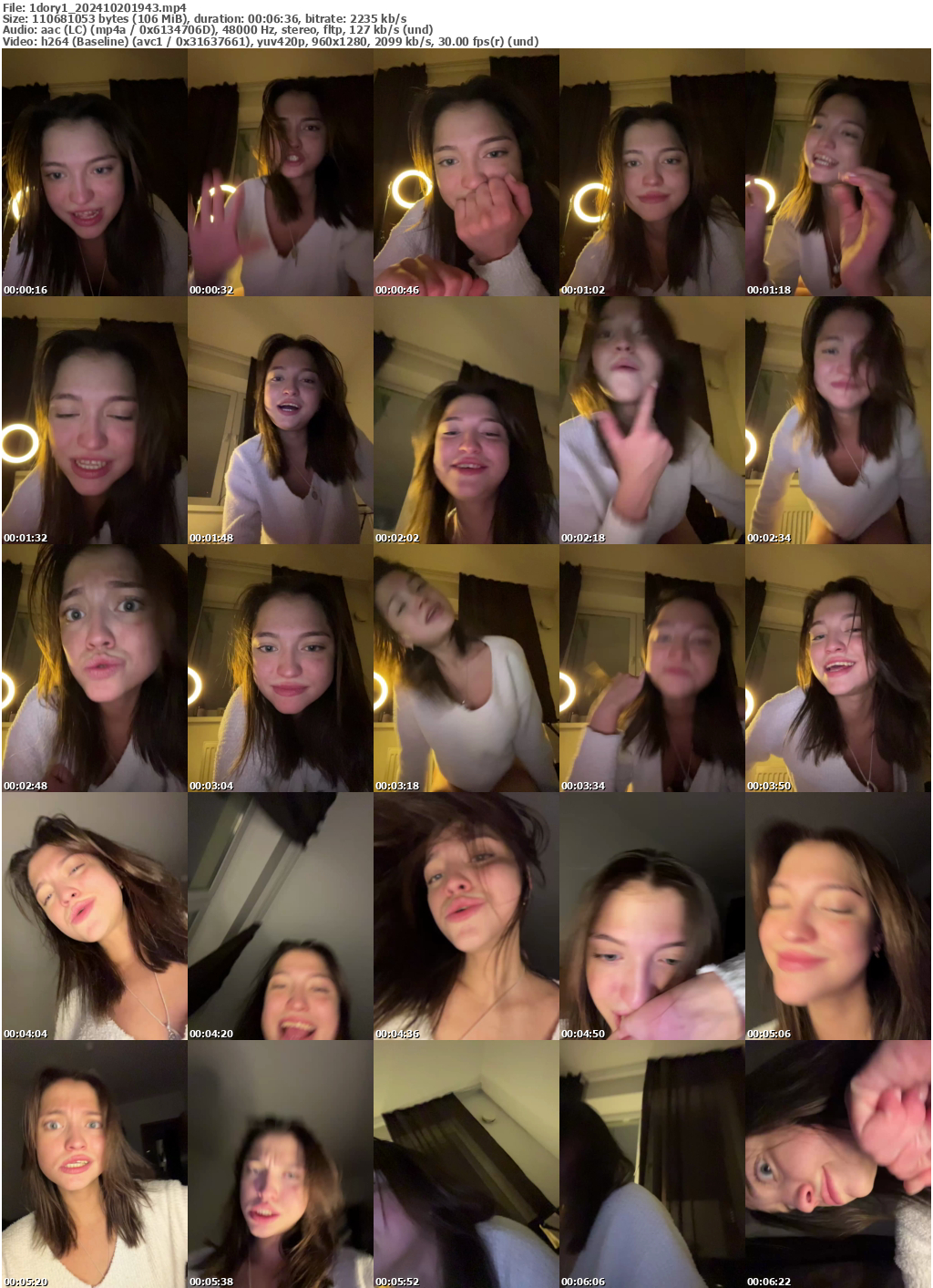 Preview thumb from 1dory1 on 2024-10-20 @ bongacams