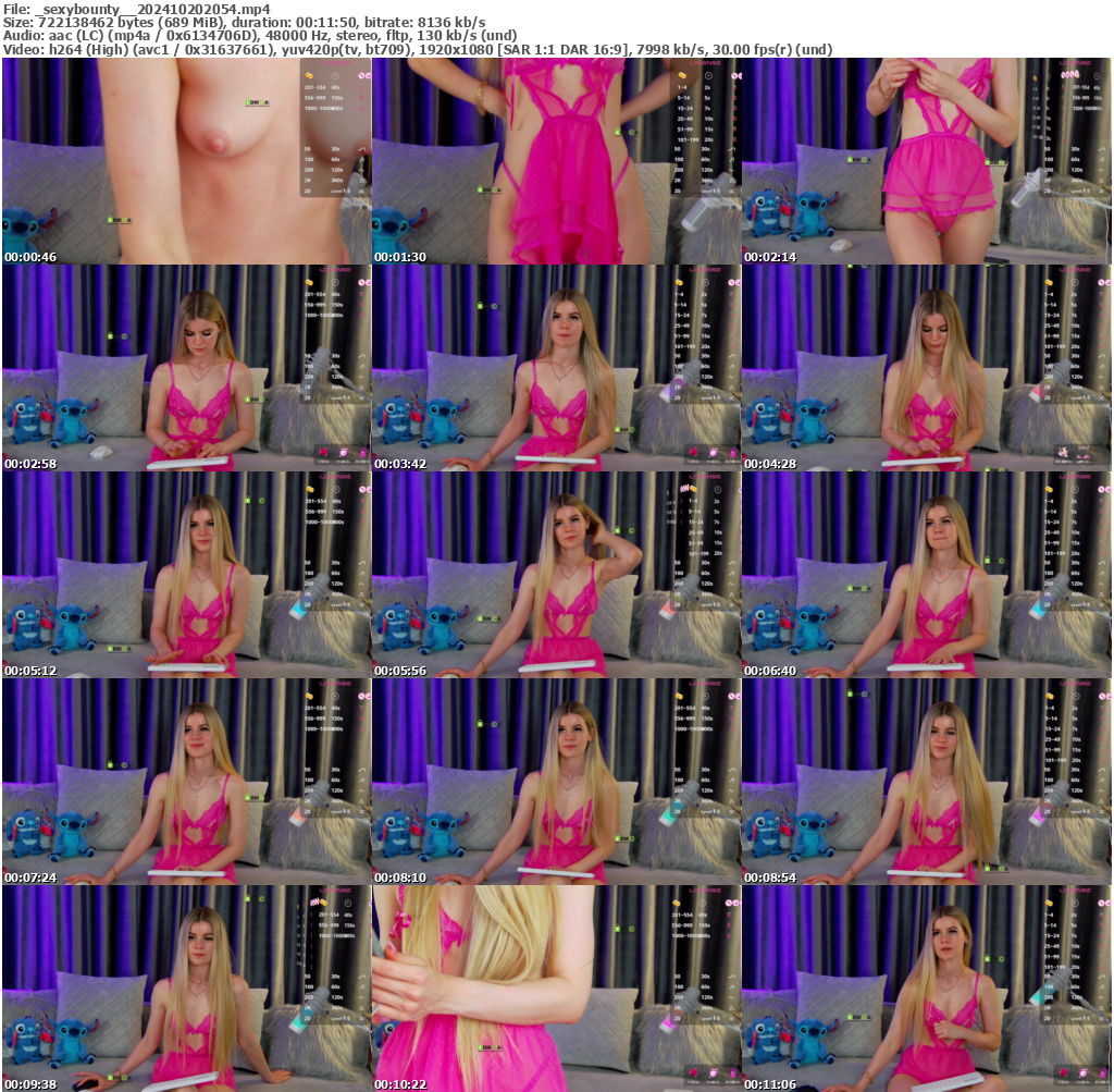 Preview thumb from _sexybounty_ on 2024-10-20 @ bongacams