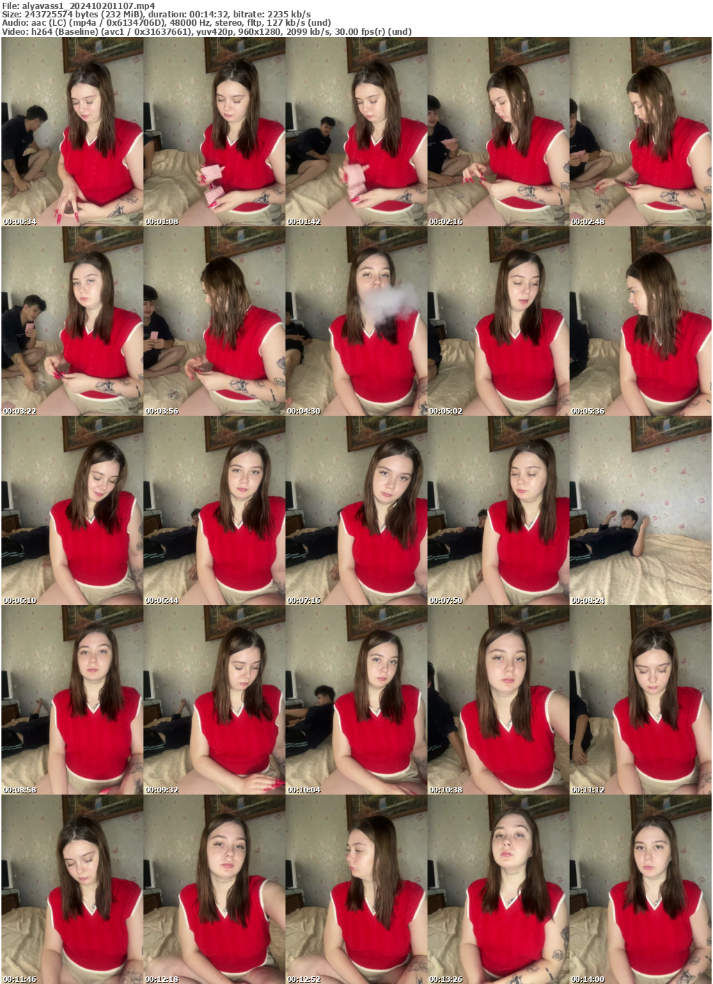 Preview thumb from alyavass1 on 2024-10-20 @ bongacams