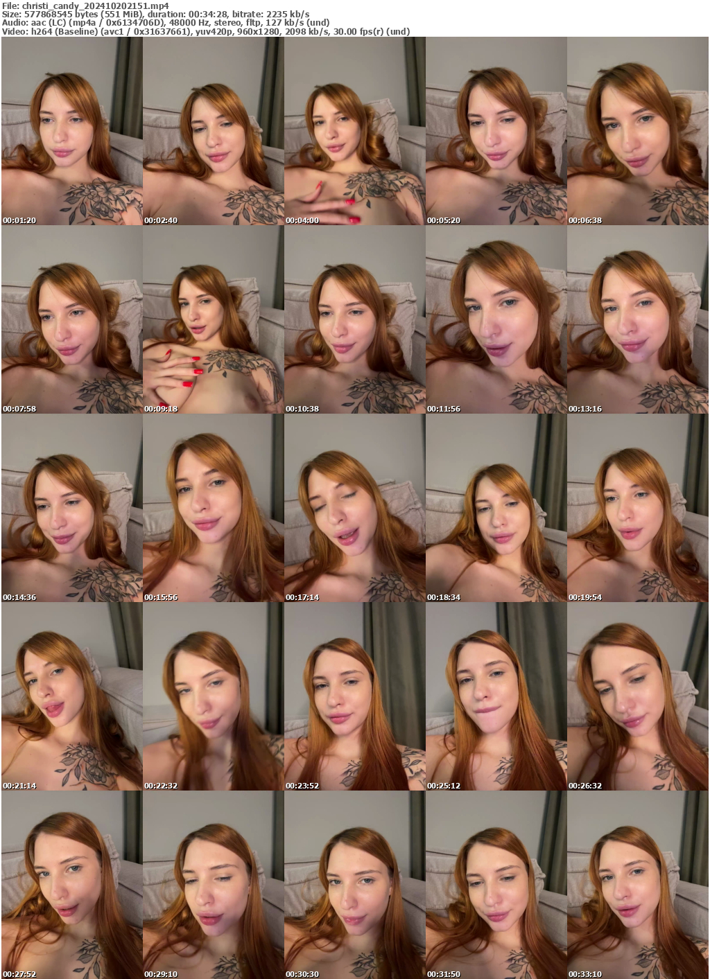 Preview thumb from christi_candy on 2024-10-20 @ bongacams