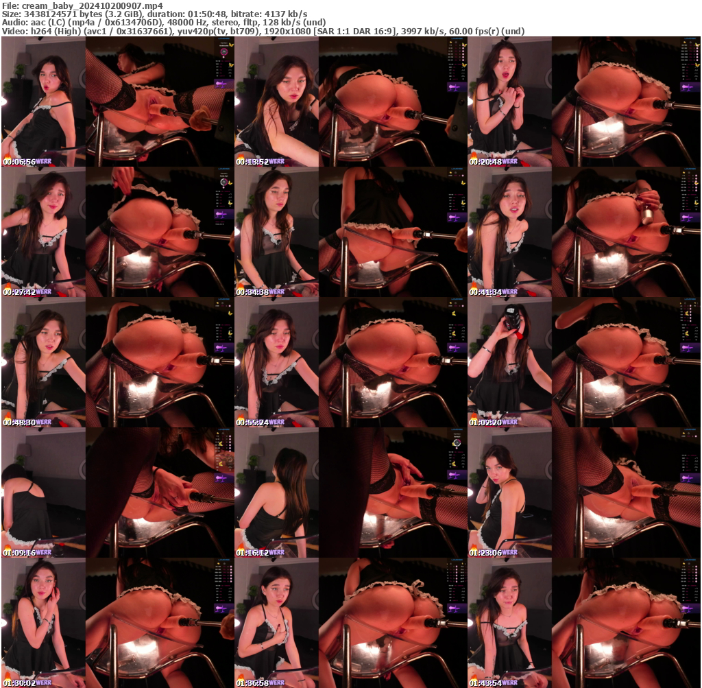 Preview thumb from cream_baby on 2024-10-20 @ bongacams