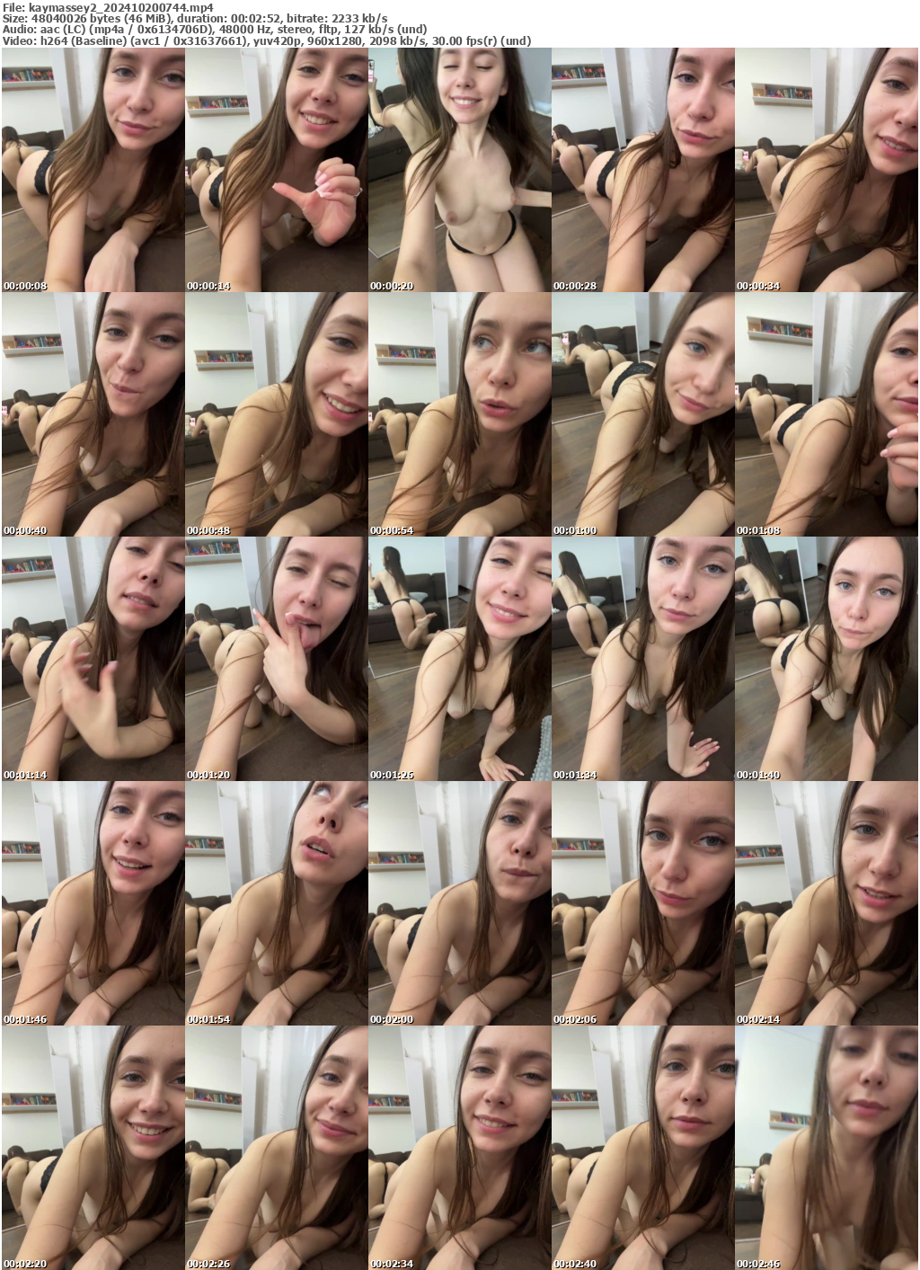 Preview thumb from kaymassey2 on 2024-10-20 @ bongacams