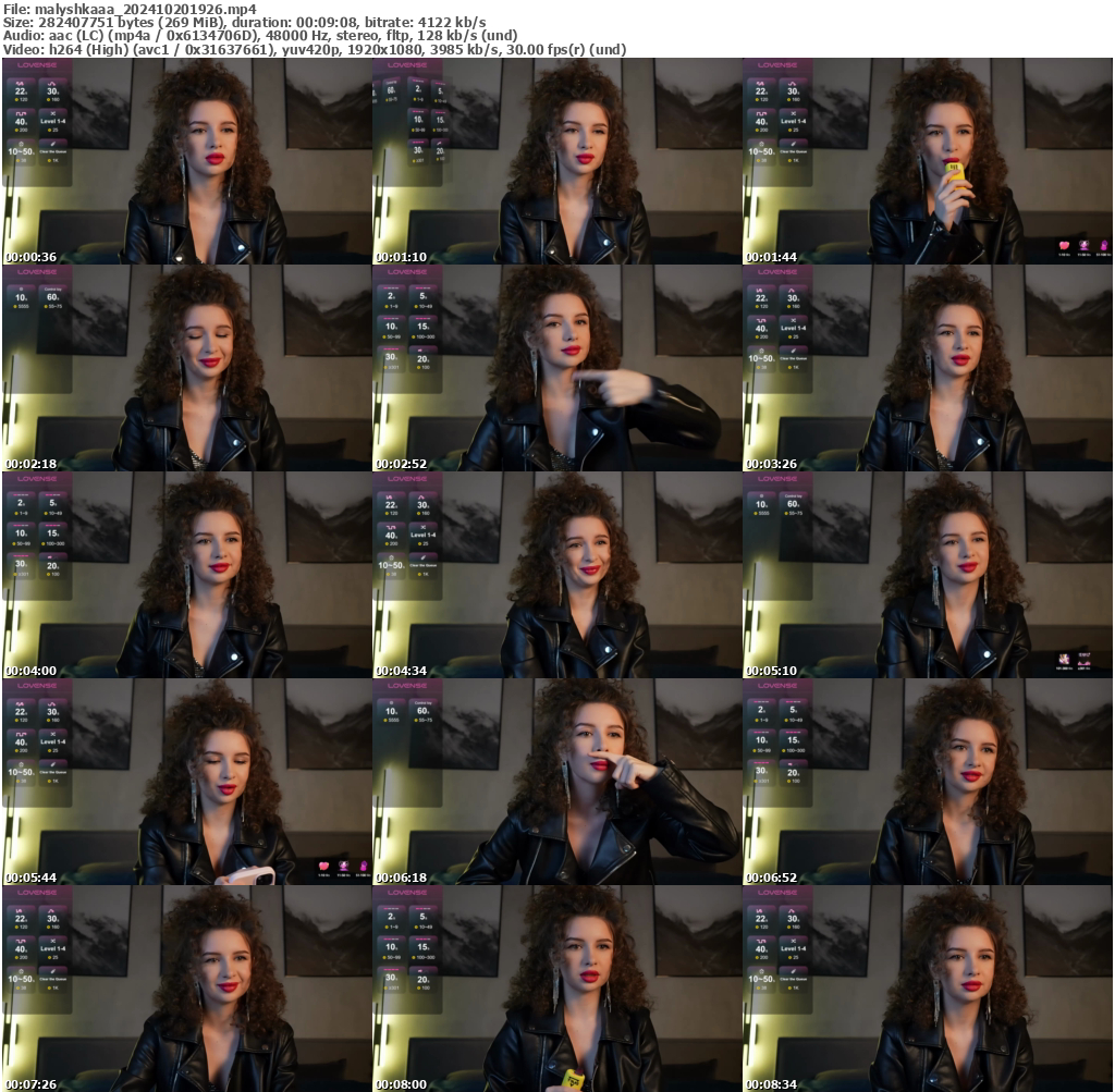 Preview thumb from malyshkaaa on 2024-10-20 @ bongacams