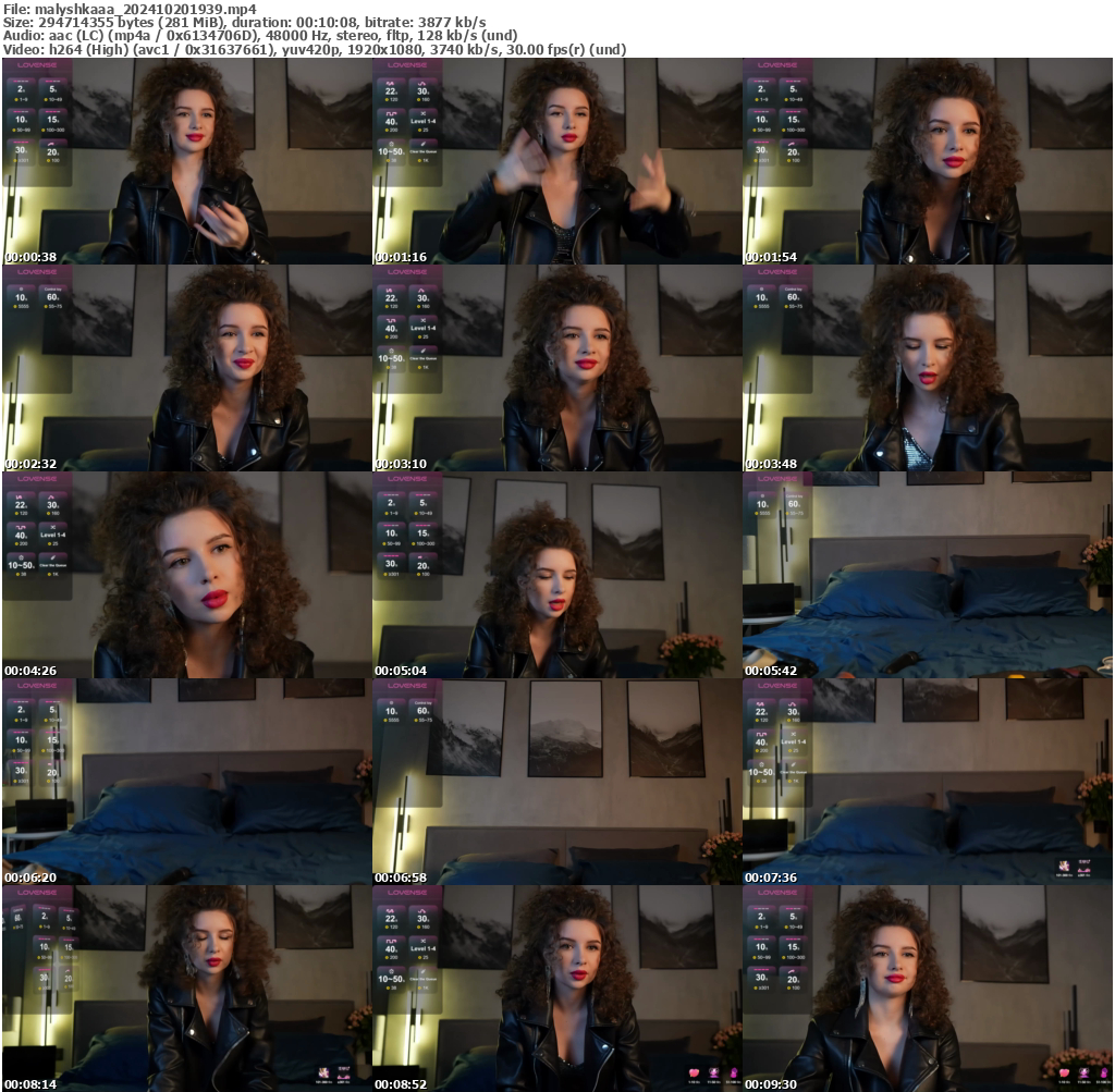 Preview thumb from malyshkaaa on 2024-10-20 @ bongacams