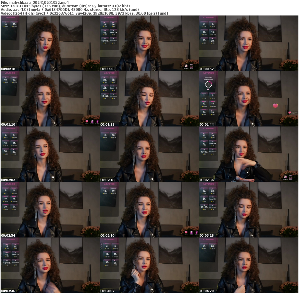 Preview thumb from malyshkaaa on 2024-10-20 @ bongacams