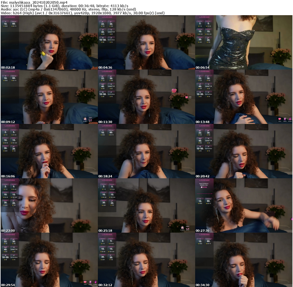 Preview thumb from malyshkaaa on 2024-10-20 @ bongacams