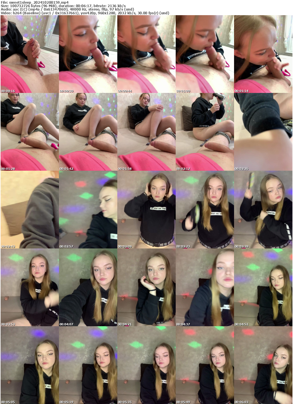 Preview thumb from sweet1sleep on 2024-10-20 @ bongacams