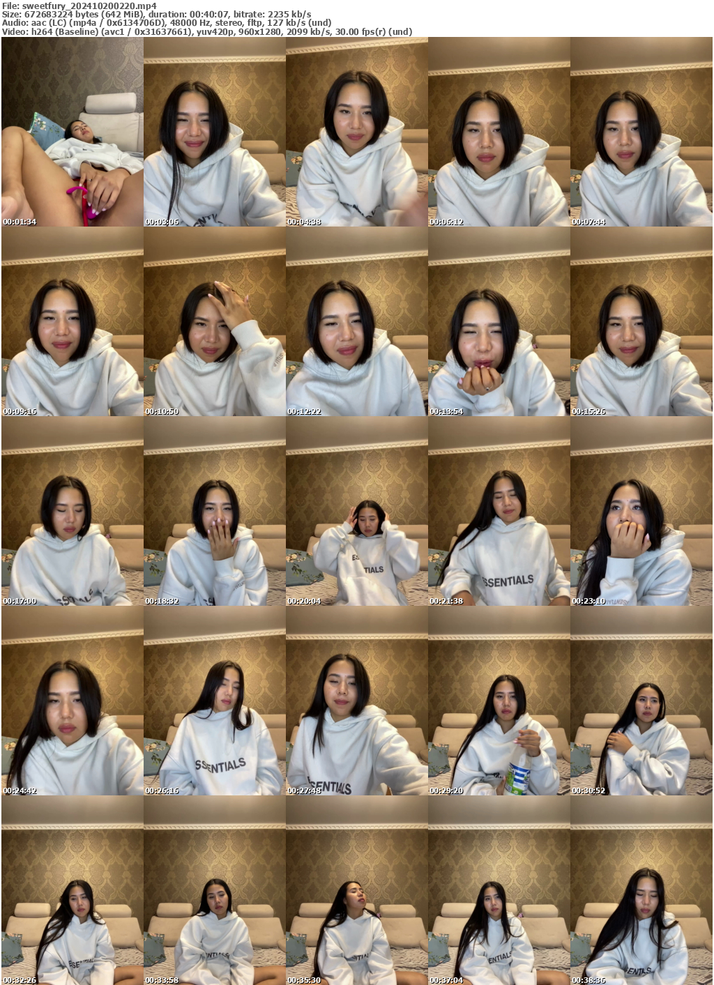 Preview thumb from sweetfury on 2024-10-20 @ bongacams