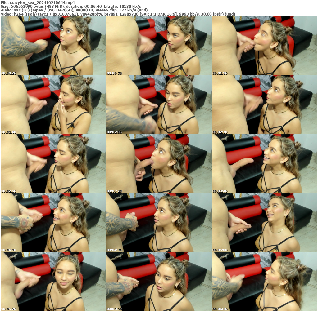 Preview thumb from crazyfor_sex on 2024-10-21 @ bongacams