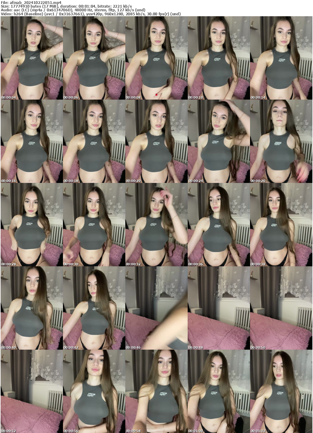 Preview thumb from afinab on 2024-10-22 @ bongacams