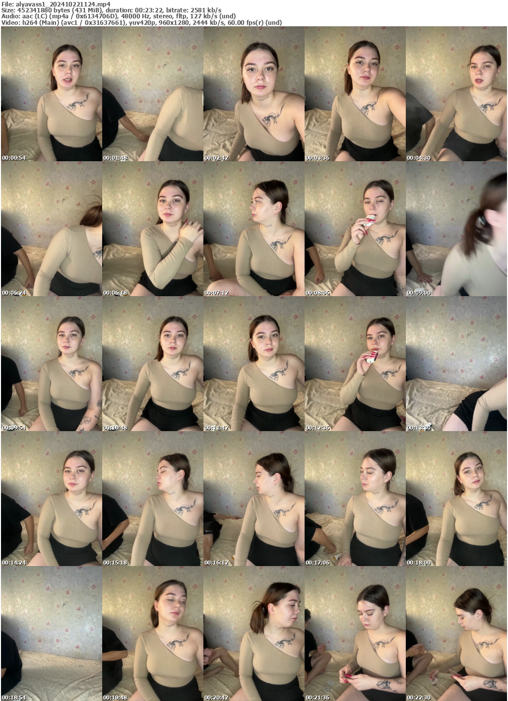 Preview thumb from alyavass1 on 2024-10-22 @ bongacams