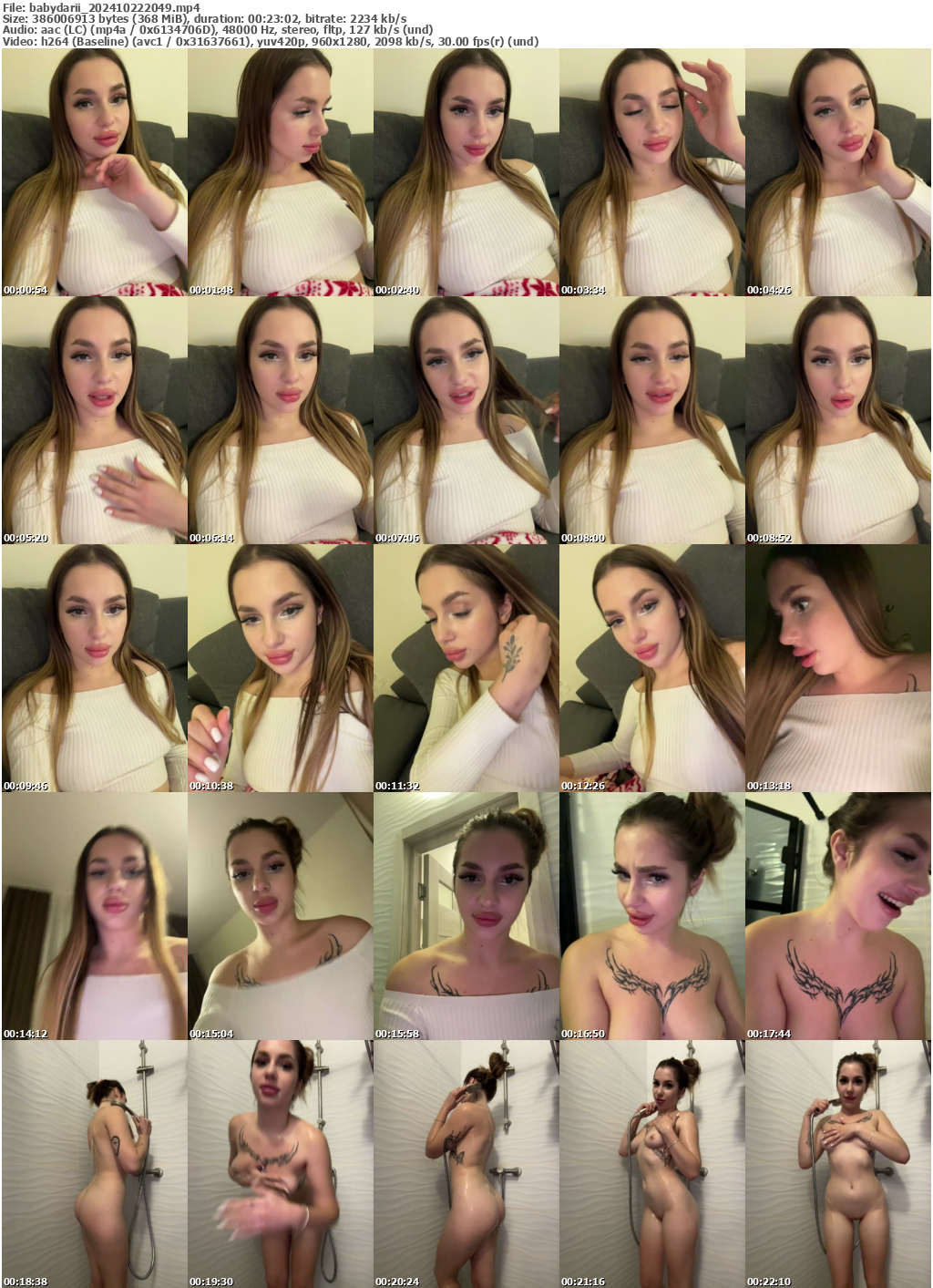 Preview thumb from babydarii on 2024-10-22 @ bongacams