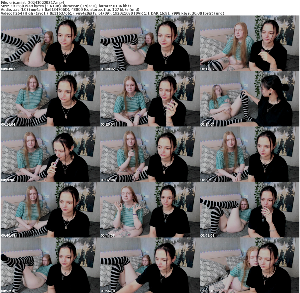 Preview thumb from ericamist on 2024-10-22 @ bongacams