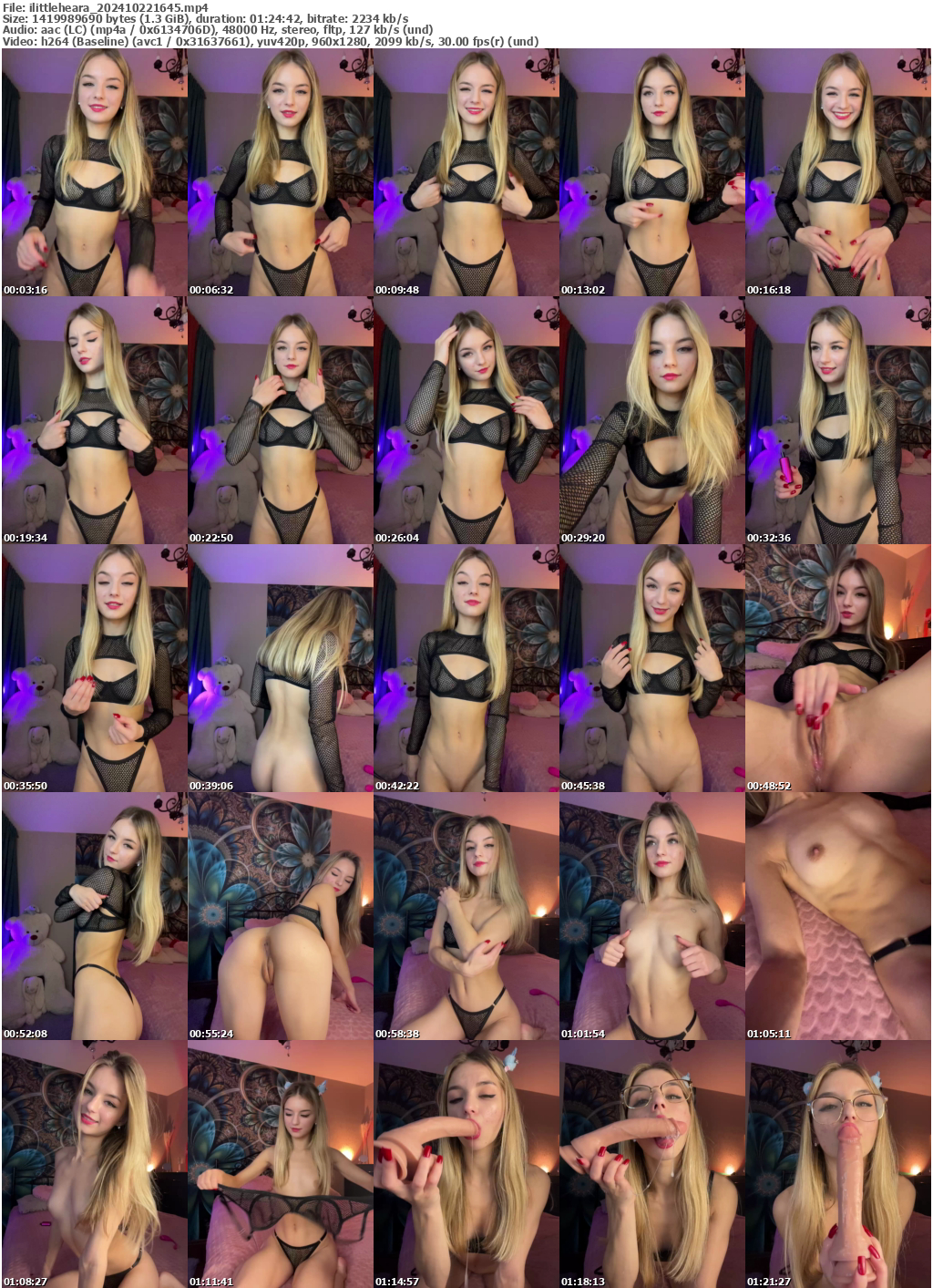 Preview thumb from ilittleheara on 2024-10-22 @ bongacams