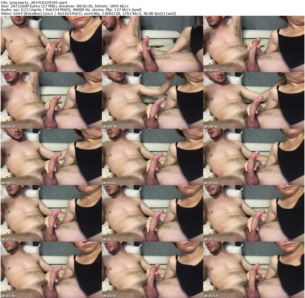 Preview thumb from jonymarta on 2024-10-22 @ bongacams