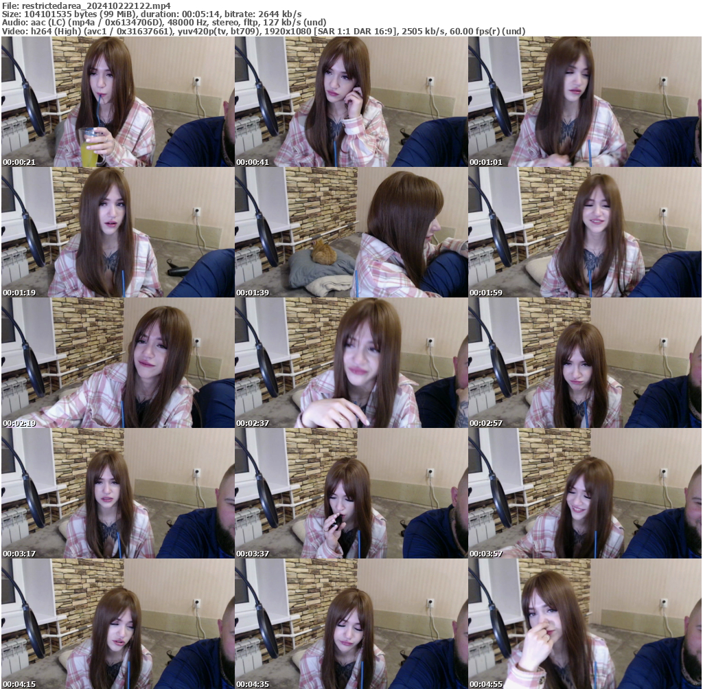 Preview thumb from restrictedarea on 2024-10-22 @ bongacams