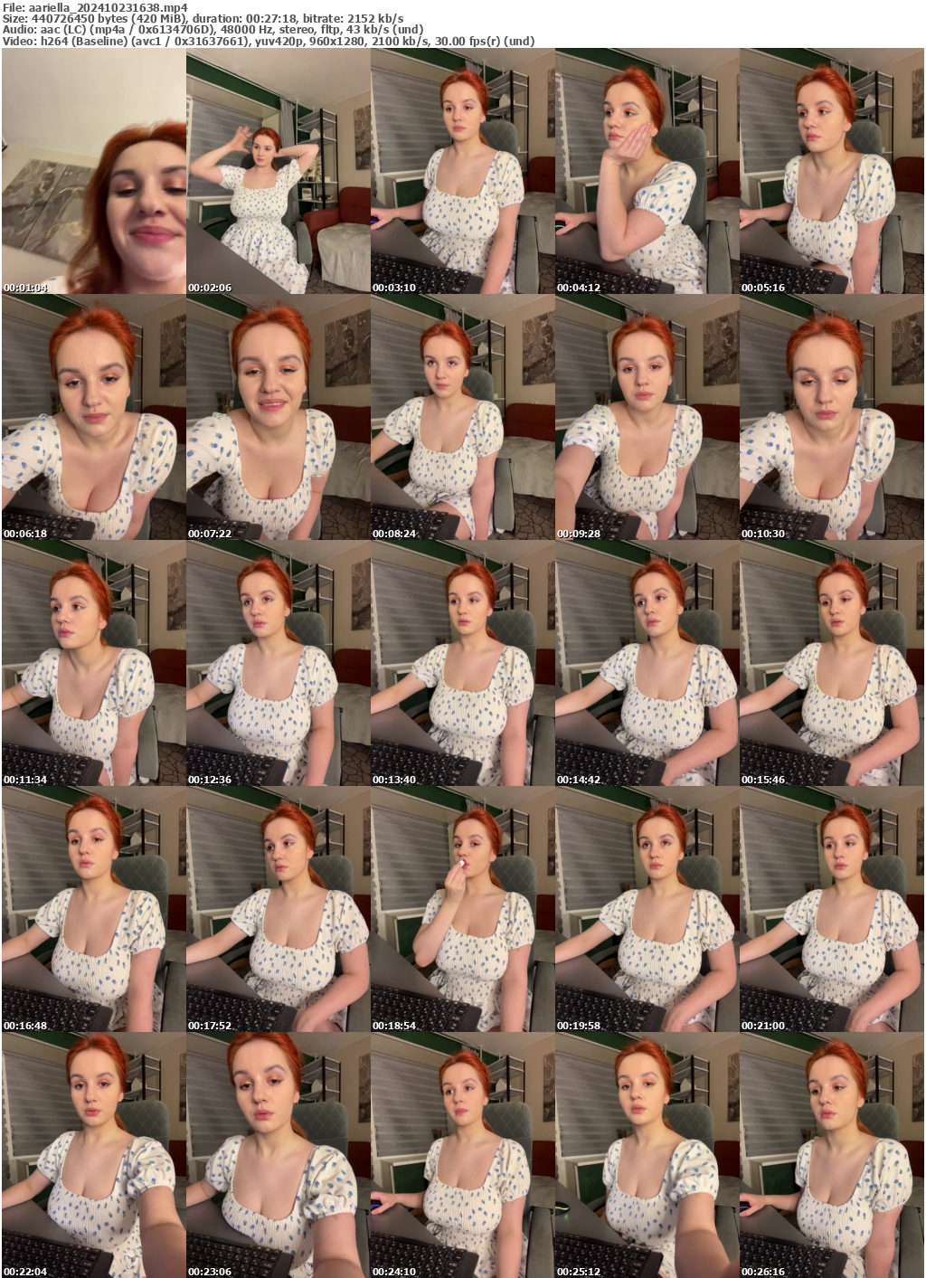 Preview thumb from aariella on 2024-10-23 @ bongacams