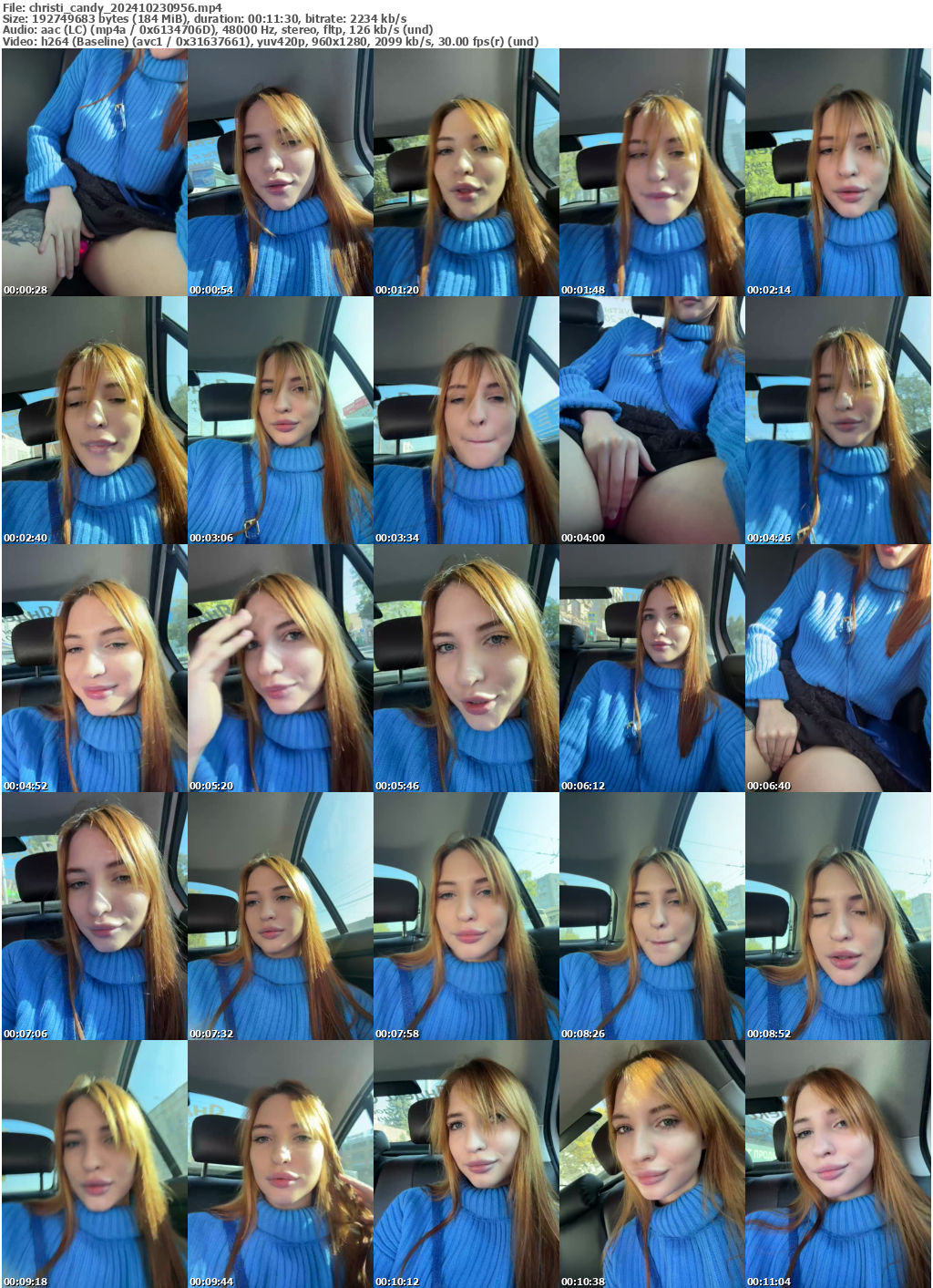 Preview thumb from christi_candy on 2024-10-23 @ bongacams