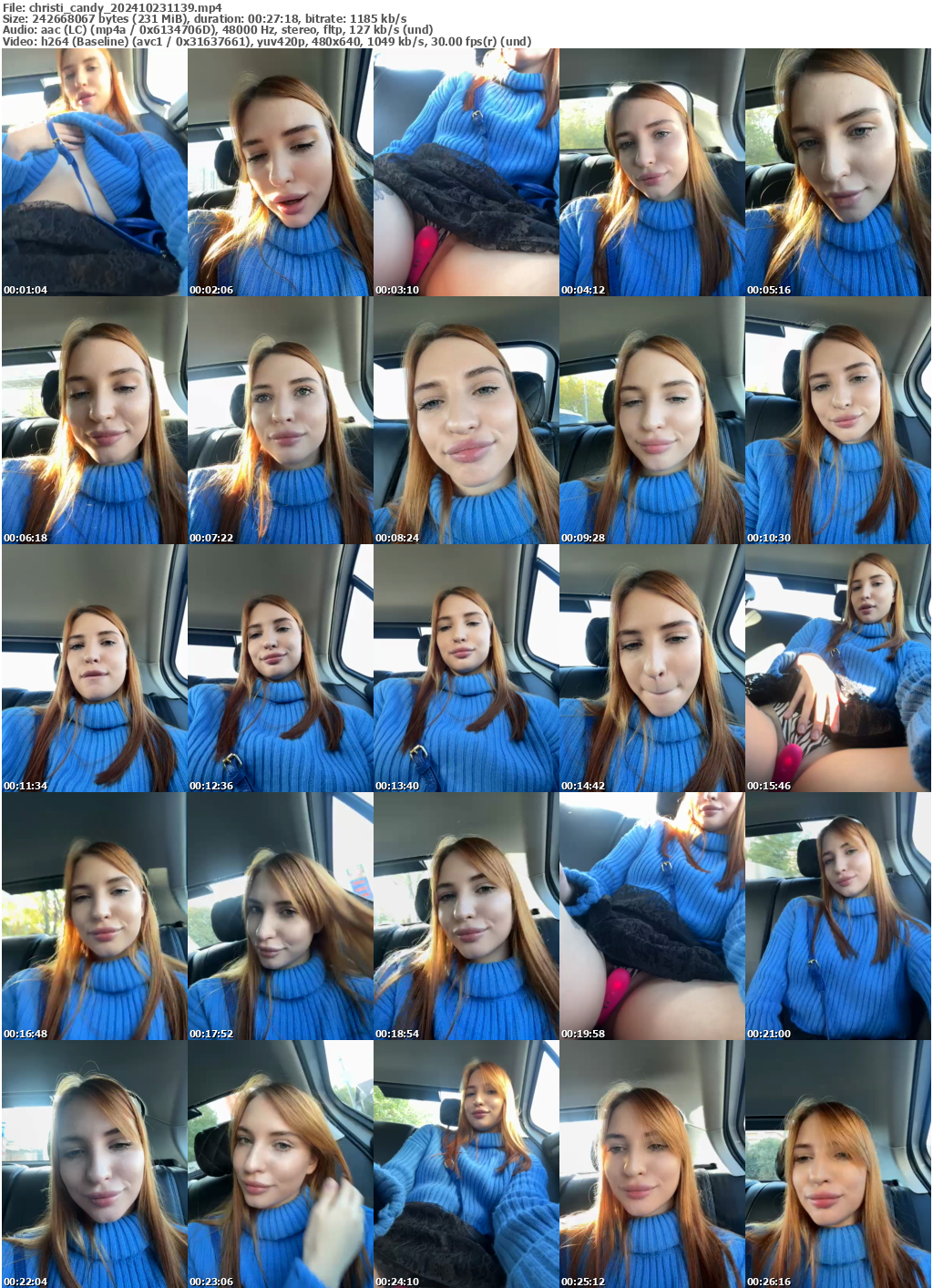 Preview thumb from christi_candy on 2024-10-23 @ bongacams