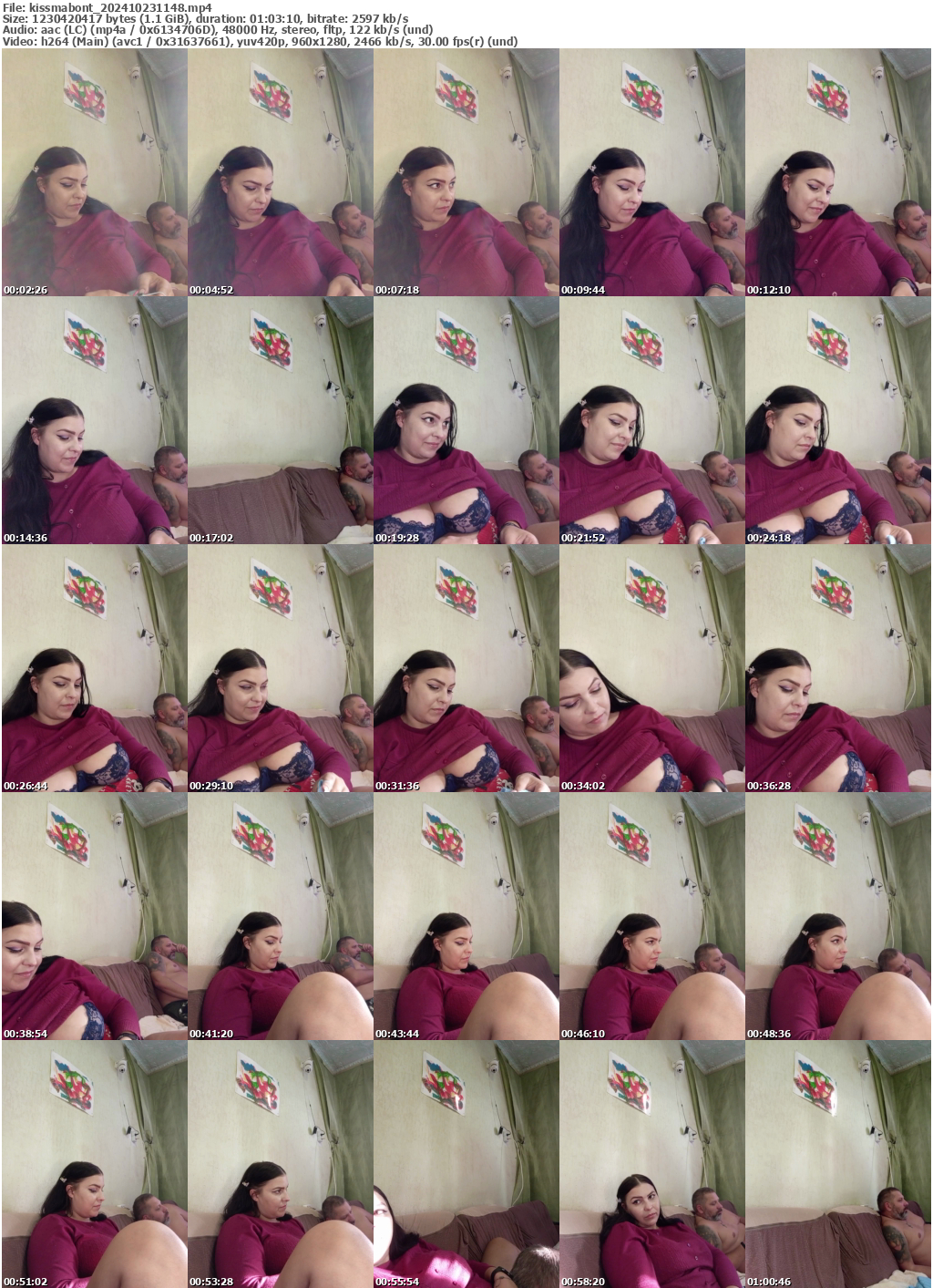 Preview thumb from kissmabont on 2024-10-23 @ bongacams