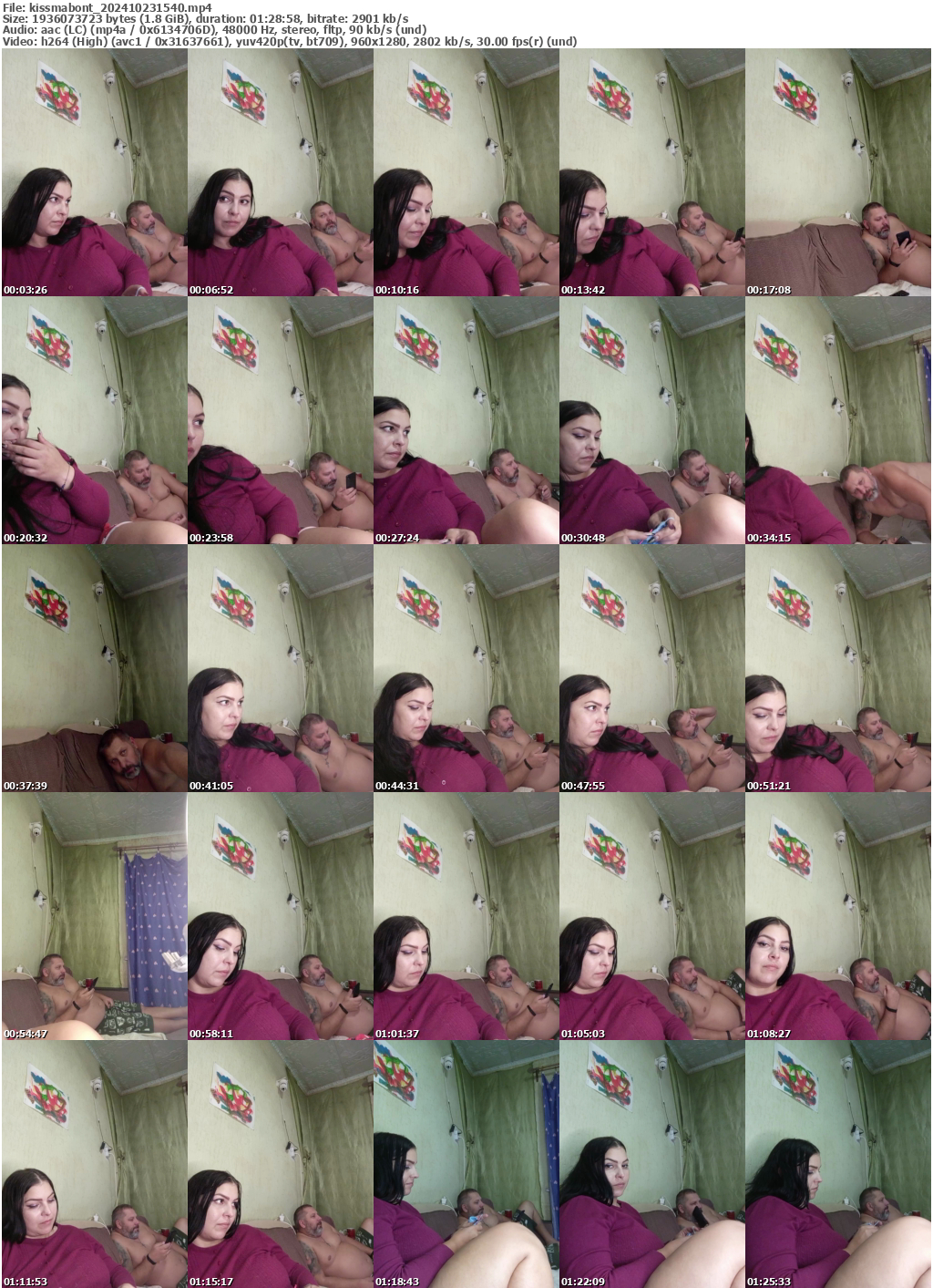 Preview thumb from kissmabont on 2024-10-23 @ bongacams