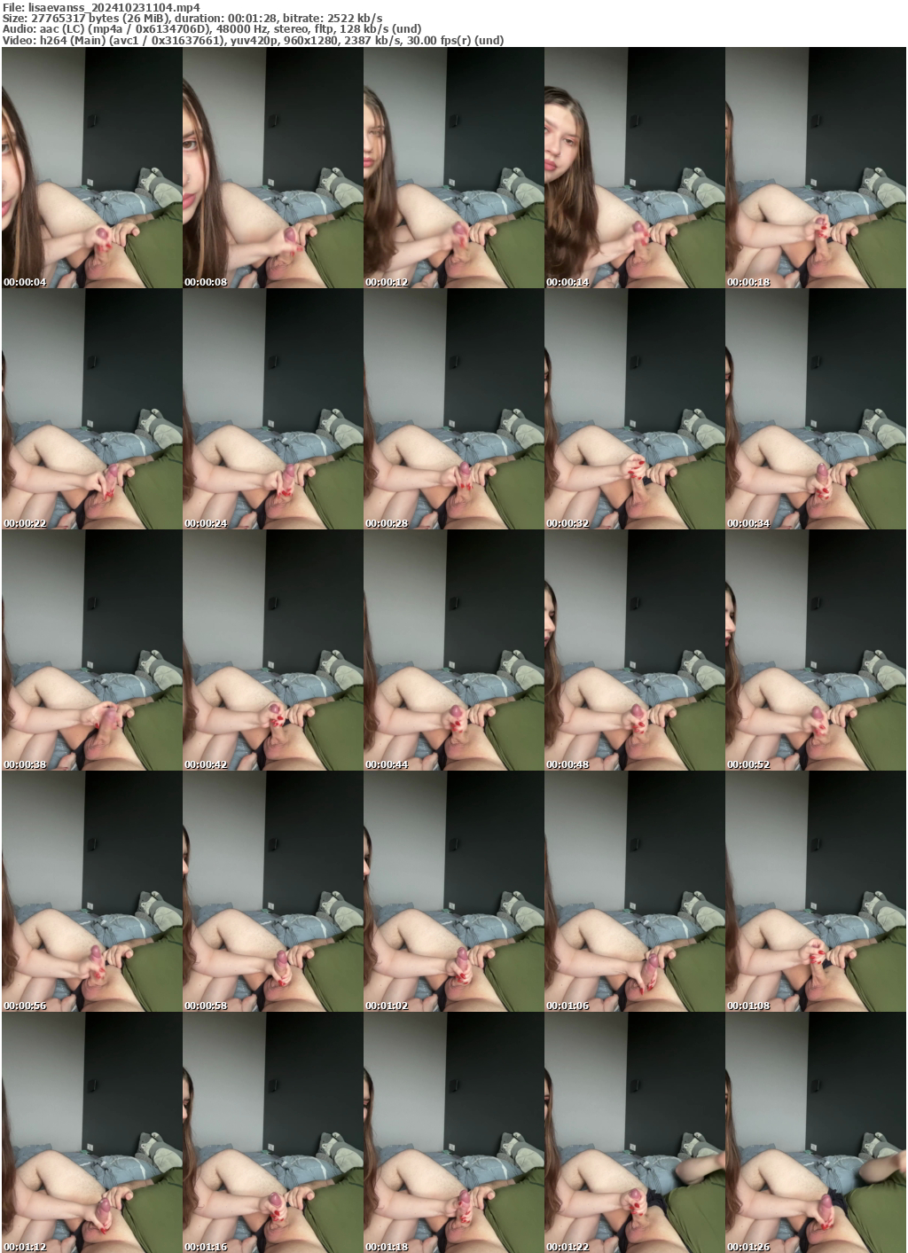 Preview thumb from lisaevanss on 2024-10-23 @ bongacams