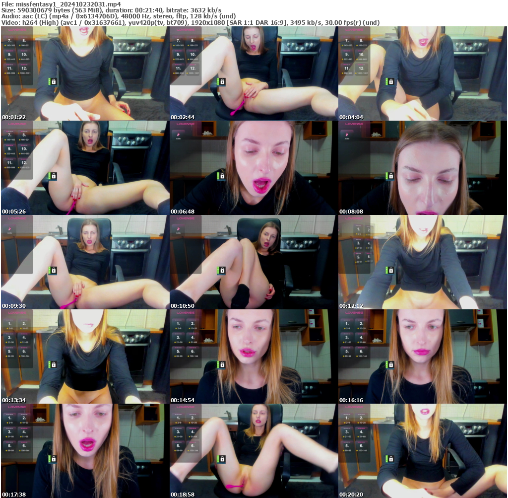 Preview thumb from missfentasy1 on 2024-10-23 @ bongacams