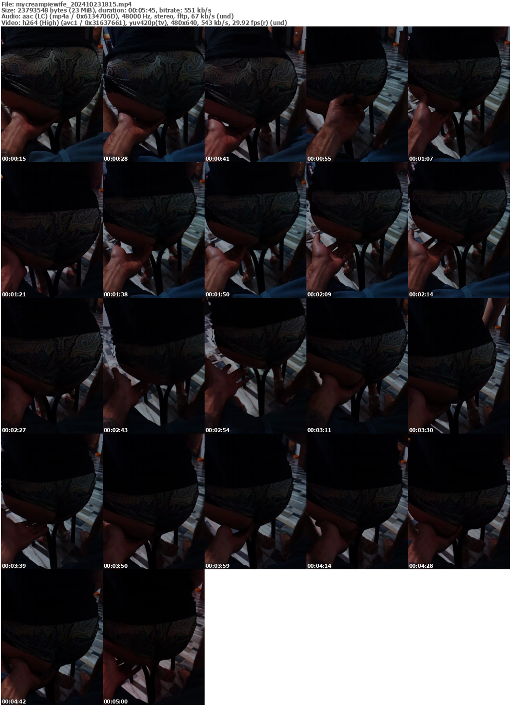 Preview thumb from mycreampiewife on 2024-10-23 @ bongacams