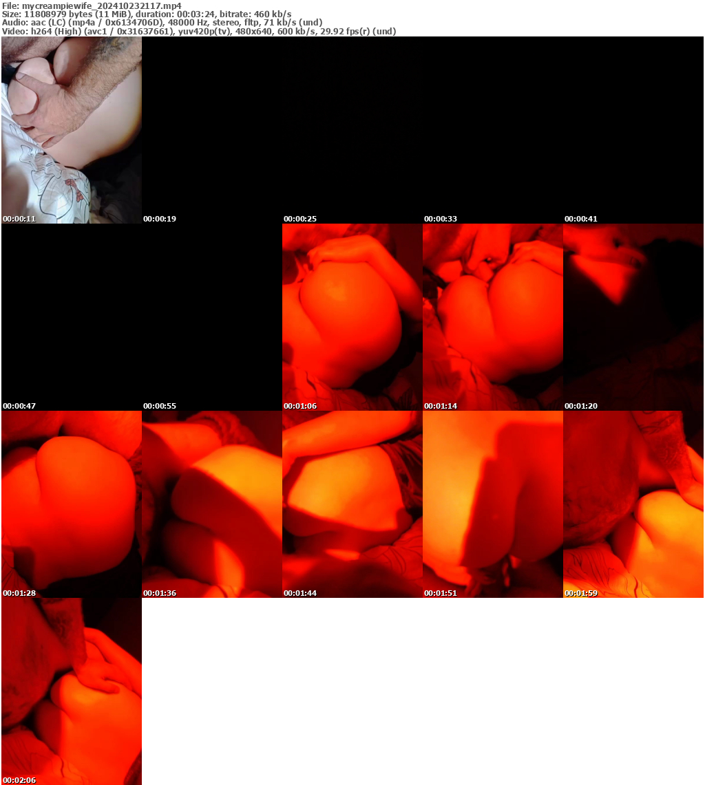 Preview thumb from mycreampiewife on 2024-10-23 @ bongacams